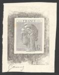 France_1948_Yvert-Scott_unadopted_6f_Marianne_de_Hourriez_B_black_typo_a_AP