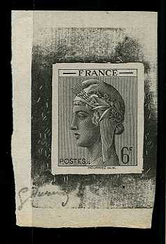 France_1948_Yvert-Scott_unadopted_6f_Marianne_de_Hourriez_B_black_typo_b_AP
