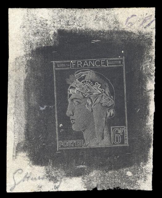 France_1948_Yvert-Scott_unadopted_6f_Marianne_de_Hourriez_C_black_typo_a_AP