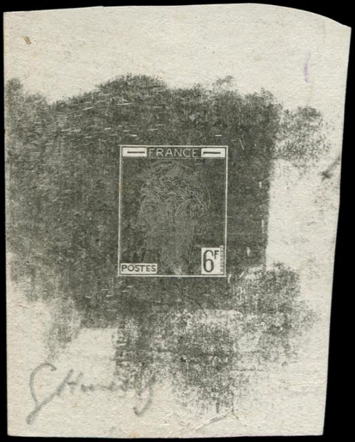 France_1948_Yvert-Scott_unadopted_6f_Marianne_de_Hourriez_D_black_typo_bb_AP