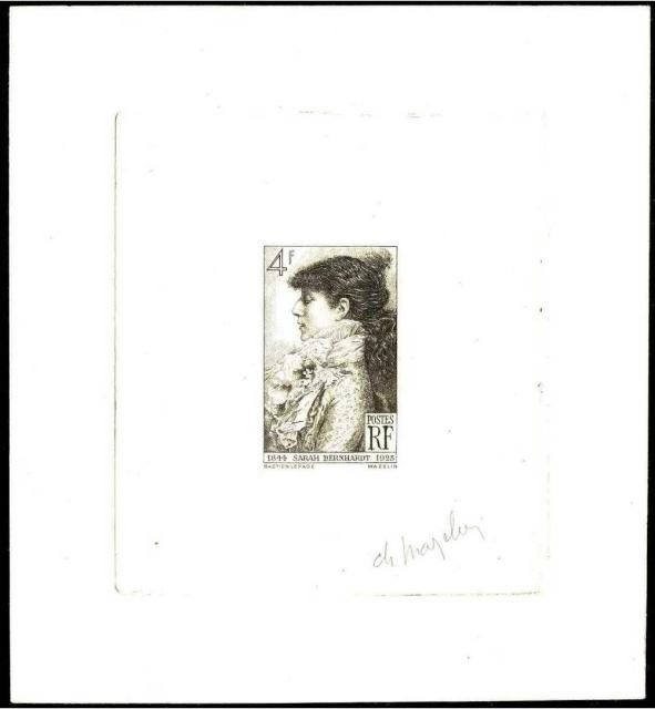 France_1945_Yvert_738b-Scott_B191_unadopted_4f_Sarah_Bernhardt_by_Mazelin_sepia_db_AP