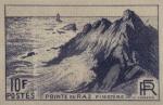 France_1946_Yvert_764b-Scott_571_unadopted_10f_Pointe_du_Raz_etat_dark-blue_AP_detail