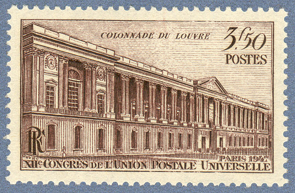 France_1947_Yvert_780-Scott_581_Congres_UPU_Paris_b_IS