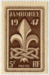 France_1947_Yvert_787-Scott_587_5f_Jamboree_a_IS