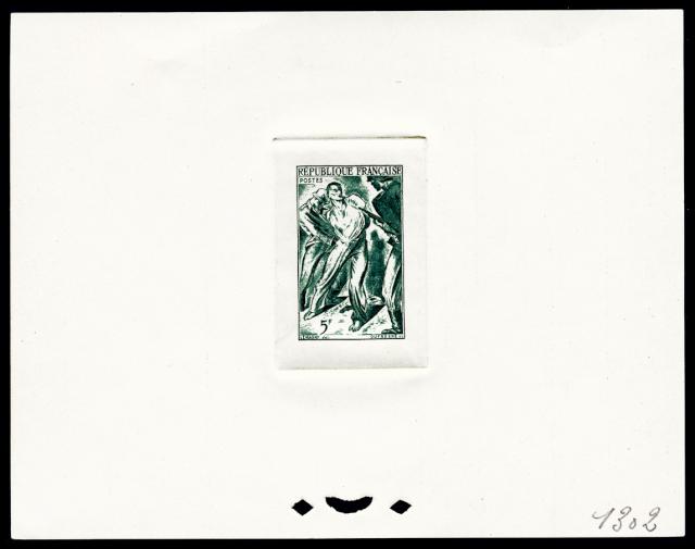 France_1947_Yvert_790a-Scott_588_unadopted_Resistance_without_inscription_green_1302_CP
