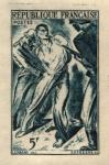 France_1947_Yvert_790a-Scott_588_unadopted_Resistance_without_inscription_green_1313_CP_detail