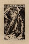 France_1947_Yvert_790a-Scott_588_unadopted_Resistance_without_inscription_sepia_a_AP_detail