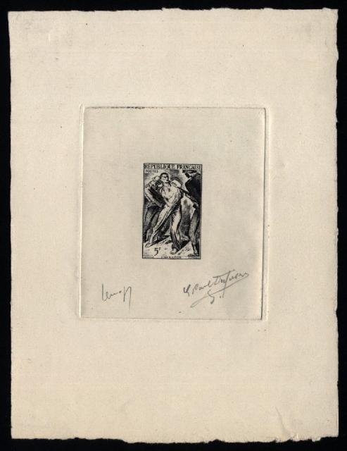 France_1947_Yvert_790e-Scott_588_unadopted_Resistance_with_inscription_Liberation_black_aa_AP