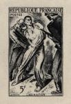 France_1947_Yvert_790e-Scott_588_unadopted_Resistance_with_inscription_Liberation_black_aa_AP_detail