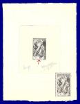 France_1947_Yvert_790e-Scott_588_unadopted_Resistance_with_inscription_Liberation_black_ab_AP