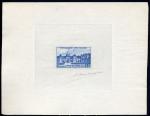 France_1951_Yvert_878a-Scott_643_unadopted_Fontainebleau_Type_I_blue_b_AP