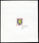 France_1951_Yvert_903a-Scott_663_unadopted_4f_Franche-Comte_multicolor_c_typo_AP