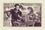 France_1951_Yvert_912a-Scott_672_unadopted_ONU_violet_1507_Lx_detail