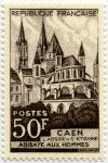 France_1951_Yvert_917-Scott_674_Abbaye_aux_Hommes_Caen_b_IS
