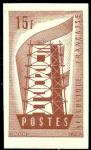 France_1956_Yvert_1076a-Scott_805_unadopted_Europa_ruled_ground_brown_typo_a_ESS