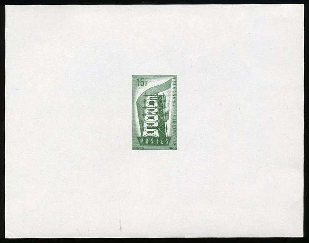 France_1956_Yvert_1076a-Scott_805_unadopted_Europa_ruled_ground_dark-green_typo_AP