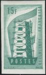 France_1956_Yvert_1076a-Scott_805_unadopted_Europa_ruled_ground_green-blue_typo_ESS