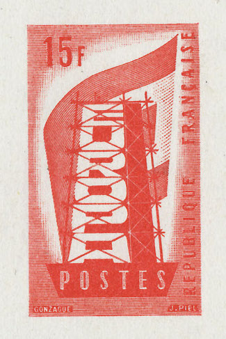 France_1956_Yvert_1076a-Scott_805_unadopted_Europa_ruled_ground_red-orange_typo_ab_AP_detail