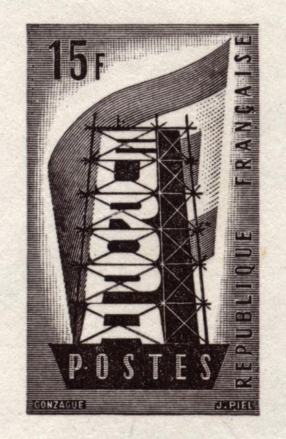 France_1956_Yvert_1076a-Scott_805_unadopted_Europa_ruled_ground_sepia_typo_aa_AP_detail