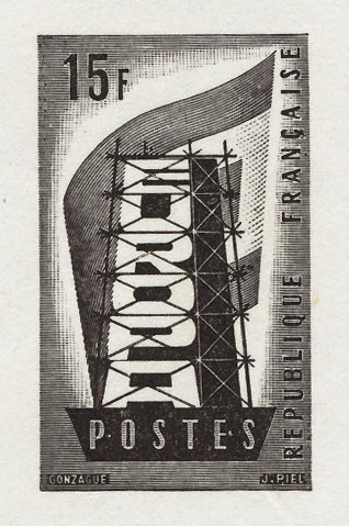 France_1956_Yvert_1076a-Scott_805_unadopted_Europa_ruled_ground_sepia_typo_ab_AP_detail