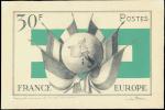 France_1956_Yvert_1077a-Scott_806_unadopted_Europa_MAQ