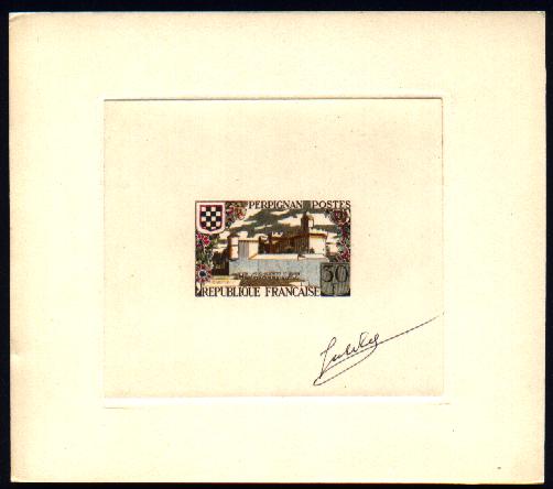 France_1959_Yvert_1222a-Scott_931_unadopted_Perpignan_multicolor_b_AP