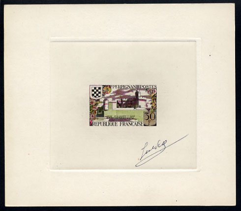 France_1959_Yvert_1222a-Scott_931_unadopted_Perpignan_multicolor_c_AP
