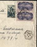 France_1936_Yvert_PA14b-Scott_C14_unissued_50f_small_f_green_Registered_to_Argentina_aa_ENV_detail_b