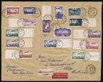 France_1936_Yvert_PA14b-Scott_C14_unissued_50f_small_f_green_to_Autriche_21_10_1937_ENV