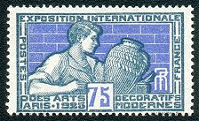 France_1924_Yvert_214-Scott_224_Arts_decoratifs_75c_typo_b_IS