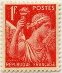 France_1939_Yvert_433-Scott_1f_Iris_typo_b_IS