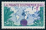 France_1939_Yvert_503-Scott_B115_France_dOutre-Mer_1f_+_1f_1941_IS