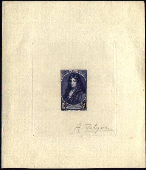 France_1939_Yvert_848a-Scott_632_unadopted_70c_Jean_Racine_violet-blue_a_AP
