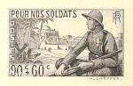 France_1940_Yvert_452a-Scott_B95_unadopted_90c_+_60c_Soldier_black_aa_AP_detail