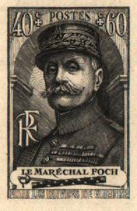 France_1940_Yvert_455a-Scott_B98_unadopted_40c_+_60c_Marechal_Foch_2eme_etat_black_a_AP_detail