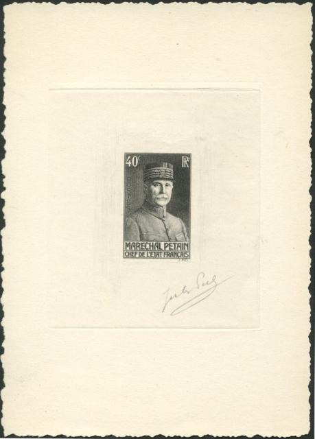 France_1940_Yvert_470a-Scott_415_unadopted_Petain_40c_black_c_AP