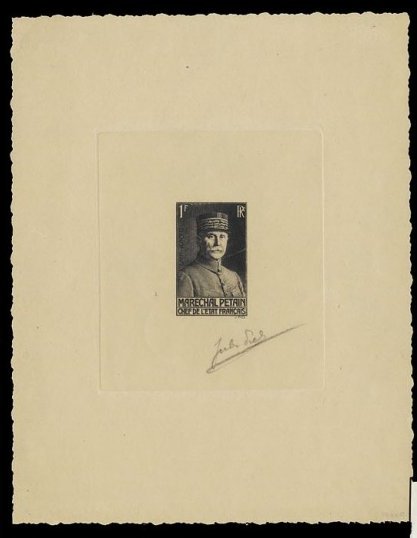 France_1940_Yvert_472a-Scott_417_unadopted_Petain_1f_black_g_AP