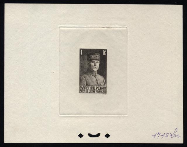 France_1940_Yvert_472a-Scott_417_unadopted_Petain_1f_brown_1710_Lor_aa_CP