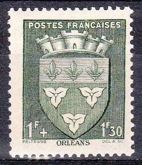 France_1942_Yvert_556-Scott_B138_Armoires_de_Orleans_a_IS