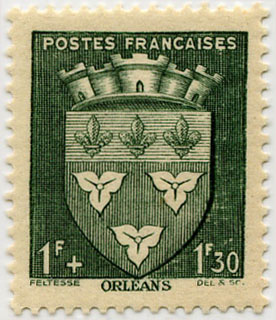 France_1942_Yvert_556-Scott_B138_Armoires_de_Orleans_b_IS