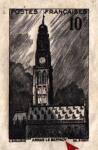 France_1942_Yvert_567a-Scott_unadopted_Beffroy-Beffroi_black_AP_detail