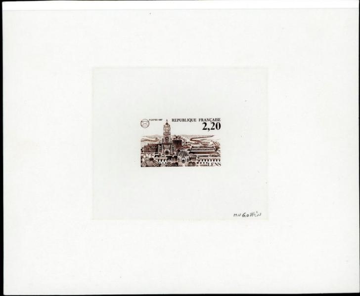 France_1987_Yvert_2476-Scott_2043_dark-brown_a
