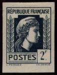 France_1944_Yvert_641a-Scott_488_unissued_2f_Marianne_dAlger_dark-blue_aa_ESS