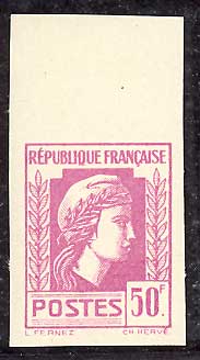 France_1944_Yvert_645a-Scott_492_unissued_50f_Marianne_dAlger_lilac_ESS