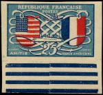 France_1949_Yvert_840a-Scott_622a_unadopted_Amitie_FR-USA_ground_blue_typo_c_ESS