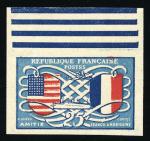 France_1949_Yvert_840a-Scott_622a_unadopted_Amitie_FR-USA_ground_blue_typo_d_ESS