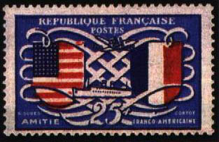 France_1949_Yvert_840a-Scott_622a_unadopted_Amitie_FR-USA_ground_violet-blue_typo_US