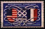 France_1949_Yvert_840a-Scott_622a_unadopted_Amitie_FR-USA_ground_violet-blue_typo_US