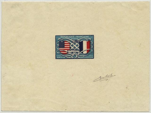 France_1949_Yvert_840a-Scott_622a_unadopted_Amitie_FR-USA_multicolor_typo_ca_AP