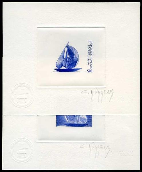 France_1987_Yvert_2494-Scott_2041_positive_+_negative_blue